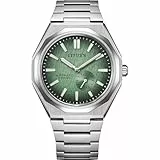 Citizen Herren Analog Automatik Armbanduhr Super Titanium Zenshin 60