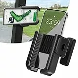 ROWFEN Handyhalterung für Golfwagen – Magnetische Golfwagen-Handyhalterung mit ultrastarkem N52-Magnet & 360° Drehung, universelle Passform für Smartphones/dicke Hüllen (Grau)
