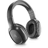 Music Sound | Bluetooth Kopfhörer Basic | Ohrmuschel-Bluetooth-Kopfhörer mit Ausziehbarem Kopfband – 14 Stunden Akkulaufzeit – 2 Stunden Ladezeit – LED-Anzeige und AUX-Eingang – Farbe Schwarz