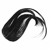 EXCEART Clip in Pony Haar Extensions - Fringe Vordere Haar Stück für Frauen - Unsichtbare Haarnadel für Den Täglichen Verschleiß (Natürliche