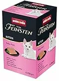 animonda vom Feinsten Kitten Katzenfutter nass mit Baby-Paté (6 x 100 g), Kitten getreidefreies Katzen Nassfutter ohne Zucker, mit frischen fleischigen Zutaten