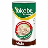 Yokebe - Die Aktivkost - Schoko – Mahlzeitersatz zur Gewichtsabnahme - glutenfrei, laktosefrei und vegan - Diät-Drink mit Proteinen - 500 g = 12 Portionen