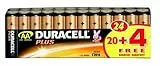 Duracell Batterie Plus Mignon AA 20er + 4 gratis Sonderpack