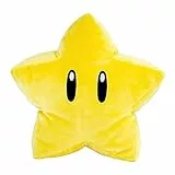 Club Mocchi Mocchi SUPER Star MEGA Plüschtier - Sammelbare Super Mario Plüschtiere - Offiziell lizenzierte Heldentiere - Schreibtisch Buddy Action Figuren - Kinderspielzeug 3+ Jahre