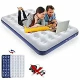 QDH Camping-Luftmatratze in voller Größe, auslaufsicher, Camping-Luftmatratze, Reisebett, Schlafmatte, tragbares Luftbett für Zuhause, Camping, SUV, LKW, Wohnmobil-Zelt