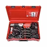 ROTHENBERGER ROMAX 4000 Set Pressmaschine Standard, EU, 4Ah Akku Kapazität, TH Pressbacken Kontur, 16mm-20mm-26mm Arbeitsbereich Durchmesser | 1000001925 | Presswerkzeug für Rohre, Rohrpressmaschine