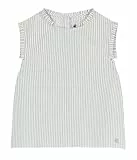 Petit Bateau Mädchen A0CMN Blouse, Paul/Schaum, 8 Jahre