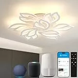 Sky angle Smart LED-Deckenleuchte mit Fernbedienung, Verstellbares Licht 120 W 14400 LM, Acryl-Deckenleuchten für Schlafzimmer Wohnzimmer