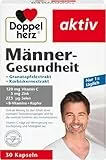 Doppelherz Männer-Gesundheit – Zink für den Erhalt normaler Testosteronspiegel und für die Funktion des Immunsystems – 1 x 30 Kapseln
