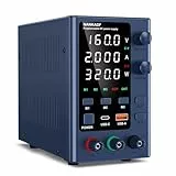 NANKADF Labornetzgerät 0-160V0-2A DC geregeltes Netzteil mit Datenspeicher Variables Schaltnetzteil Hochpräzise LED-Anzeige Labornetzteil mit 5V/3,6A USB-Anschluss