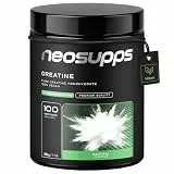 Neosupps Creatin Monohydrate 500g, 100 % reines Creatine Monohydrat, vegan, ohne Zusatzstoffe, Geschmacksneutrales Kreatin Pulver, ideal für Schnellkrafttraining & körperliche Leistung im Sport