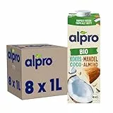 Alpro Bio Kokos-Mandeldrink – 8 x 1 l
