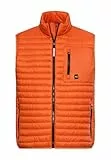 camel active Herren Weste mit wasserabweisender Funktion Orange, menswear-XL