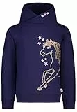 Sweatshirt mit Pferde Stickerei und Pailletten für Mädchen