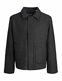 JACK & JONES Herren Jornorrebro Wool Blend Jacket, Black, l