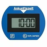 Needit elektronische Parkscheibe Park Lite I automatische Parkscheibe elektrisch mit Zulassung vom Kraftfahrt-Bundesamt I Digitale Parkuhr mit 2 Displays & vielen Funktionen, langlebig & zuverlässig