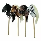 Haasenstrauch Sweety Toys Hobbyhorse Steckenpferd geeigent für Hobbyhorsing (Dunkelbraun)
