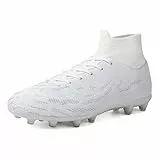 RDYLBU Fußballschuhe Herren Madame Stollenschuhe Fussballschuhe knöchelhohe Schuhe Hallenschuhe Herren Professionelle Fussballschuhe Jugendliche Trainingsschuhe Outdoor Sportschuhe Fußball Stiefel
