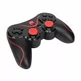 VBESTLIFE Kabelloser Game-Controller für IOS, Android, Mobiltelefon/TV/Computer/VR/Dual-Modus, Bluetooth-Gamepad-Joystick mit Handyhalterung