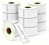 BETCKEY - 10 Rollen 99012 Selbstklebende Etiketten Kompatibel mit DYMO S0722400, 36mm x 89mm, 2600 Adressetiketten (Groß) für LabelWriter 450, 4XL NICHT passend 550 oder 5XL