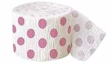 Unique Party Party-Luftschlangen aus Krepppapier, gepunktet, ca. 9 m, Pink