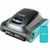 (2026 Upgrade) AIPER Scuba S1 Poolroboter Boden und Wand, Wasserlinienreinigung, 3μm Ultrafeiner Filter, 180 Min. Akkulaufzeit, 15900LPH Leistungsstarker Poolsauger mit APP für Eingelassene Pools Blau