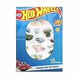 Science4you Temporäre Tattoos Hot Wheels – 40 Hot Wheels Sticks, Temporäre Tattoos Party für Kinder, Partygeschenk für Jungen & Mädchen im Alter von 5 6 7 8 9+