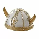 W WIDMANN MILANO Party Fashion - Wikinger Helm für Kinder, aus Hartplastik, Kopfbedeckung, Accessoire, Karneval, Mottoparty