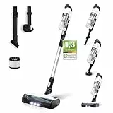 Levoit - Akku Staubsauger - Laufzeit für 75㎡ - Staubsauger Kabellos - 4-in-1 Vacuum Cleaner - 99,9 Prozent Filterleistung - Anti Tangle -Für Tierhaare/Teppiche/Hartböden/Auto - LVAC-200