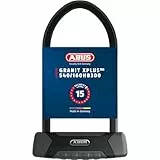 ABUS Bügelschloss Granit XPlus 540 + USH-Halterung - Fahrradschloss mit 13 mm starkem Bügel und XPlus Zylinder Sicherheitslevel 15-300 mm Bügelhöhe