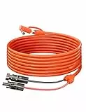 Lonnky Solaradapterkabel zu DC7909/DC8020-12AWG+14AWG Schwerlast 5M Verlängerungskabel Kompatibel mit Jackery, BLUETTI, Goal Zero Yeti, Anker, GRECELL Powerstations & Solarmodulen