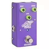 SHAEVLE Delay Pedal Dumble-Style Analogue Delay Guitar Effect Pedal– 500ms Delay, Mini Effektpedal True Bypass, Vollanaloge Schaltung, Kompakte Design SPACE MODEL(Delay)