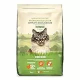 by Amazon Katzenfutter für ausgewachsene Katzen, Fein zubereitetes Trockenfutter mit frischem Huhn, Getreidefreie Rezeptur, 3 kg (1er-Pack)(Zuvor eine Marke von Lifelong, gleiches Produkt)
