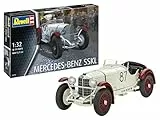 Revell Modellbausatz Mercedes-Benz SSKL, Rennwagen – Legendäres Leichtbau-Coupé mit 7,1-Liter-Motor, Speichenfelgen & historischen Details – Sieger der Mille Miglia 1931 – Für Motorsportfans