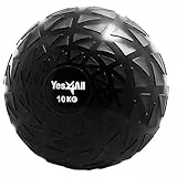 Yes4All Slam Ball - Dynamic - 10KG, Schwarz
