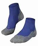 FALKE Herren Laufsocken RU4 Endurance Short M Sso Baumwolle Funktionsmaterial antiblasen 1 Paar, Blau Athletic Blue 6451, 42-43