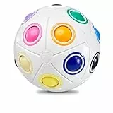 CUBIDI® Original Regenbogenball mit 19 Kugeln - Groß.Geschicklichkeitsspiele ab 6 Jahre für Kinder. 3D Puzzle Ball. Spannendes Knobelspiel für Mädchen und Jungen