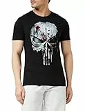 Cotton Division Herren T-Shirt Punisher T-Shirt Not Applicable, schwarz, M
