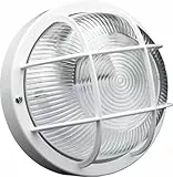 Brennenstuhl Rundleuchte Color/Lampe für Außen - und Innenbereich (spritzwassergeschützte Leuchte zur Decken- und Wandmontage, IP44) weiß