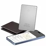 CASCHO Wallet Tracker Karte 1er Pack, Air Smart Tag Geldbörsenfinder Card Kompatibel mit Apple Wo ist? App (nur iOS), Wasserdicht Item Finder für Koffer/Geldbörsen/Schlüssel, Grau