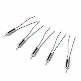 Coreless Motor, 5er Pack Micro Motor 32250 U/min DC 4,5 V Micro Coreless Motor 4 mm × 8 mm 0,12 A 0,12 W Mini Micro Motor für Modell Toy