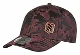SABBOT Henry Herren Cap, Camouflage Muster, Taktische Cap, Basecap, Atmungsaktiv, Baseball Cap, Verstellbare Baseballmütze mit Baumwolle, Freizeit und Outdoor (Rot)