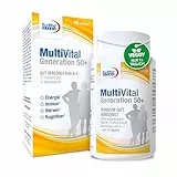 MultiVital Generation 50+ | Multivitamin Tabletten speziell für Best Ager ab 50 Jahren | 13 Vitamine plus 11 Mineralstoffe | Der Allrounder für Energie, Immunsystem, Nerven, Kognition | 60 Tabletten