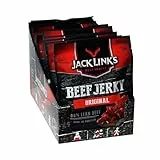 Jack Link's - Beef Jerky (12x40g) - Getrocknetes Rindfleisch - Protein-Rindfleisch-Jerky - Original