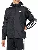 adidas Herren Essentials 3-Stripes Insulated Hooded Jacket, Black, XL