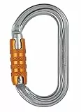 Petzl Uni OK TRIACT-LOCK Schraubkarabiner, Gray, Einheitsgröße
