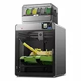 Anycubic Kobra S1 Max Combo 3D Drucker Groß, 65 °C aktive Kammerheizung, Vollständig Geschlossene CoreXY-Struktur, Druck mit maximal 16 Farben, Druckgröße 350x350x350 mm