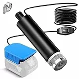 Tragbare Wasserpumpe Sumpfpumpe für Bosch Professional 18V System GBA Akku, 120W, 12V Regenfass Wassertransferpumpe, elektrische Nutzpumpe für Garten, Whirlpool, Tank, Pool, Teiche, Aquarien