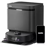 EUREKA J15 Max Ultra Roboterstaubsauger mit Wischfunktion | Extensible Seitenbürste & Wischarm | 22000Pa Saugkraft | Selbstreinigung | 80℃ Heißwasserreinigung | Anti-Wickel-Technologie