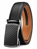 CHAOREN Gürtel Herren, Automatik Ledergürtel Herren Ratsche für Business Anzug, 35mm Gürtel ohne Löcher, Größe Angepasst